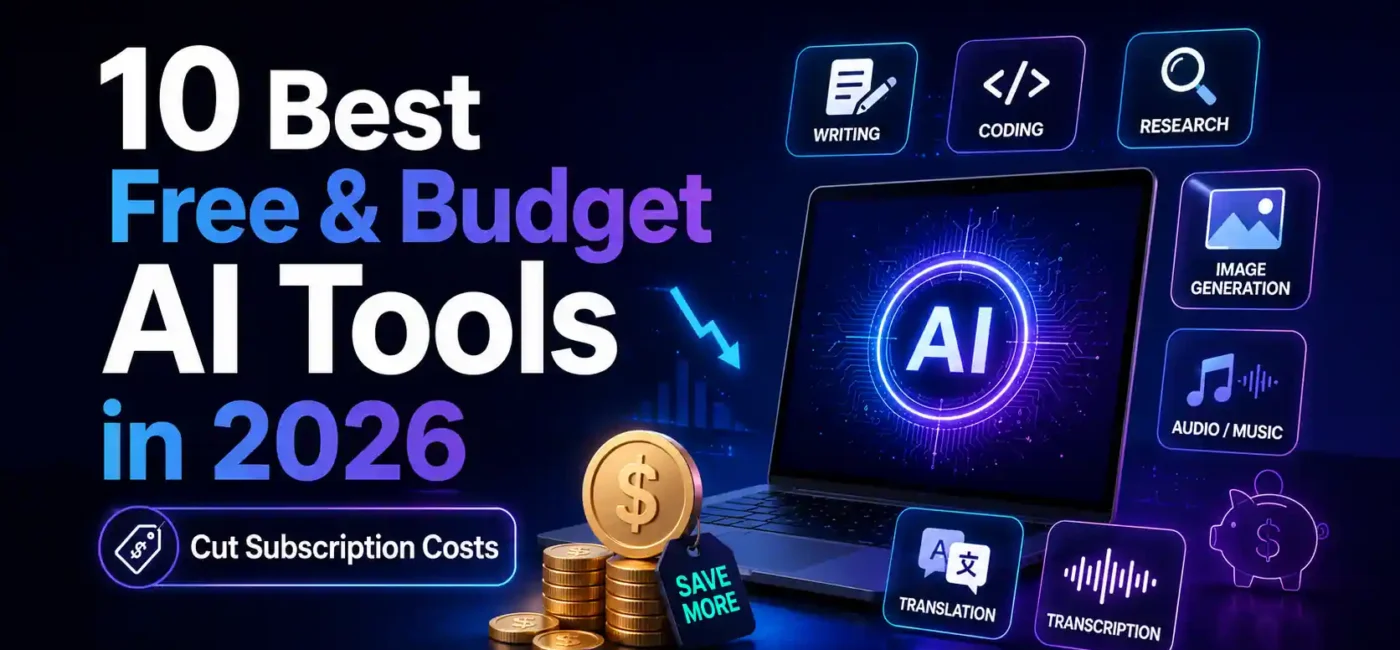 10 Best Free and Budget AI Tools in 2026 to Cut Subscription Costs