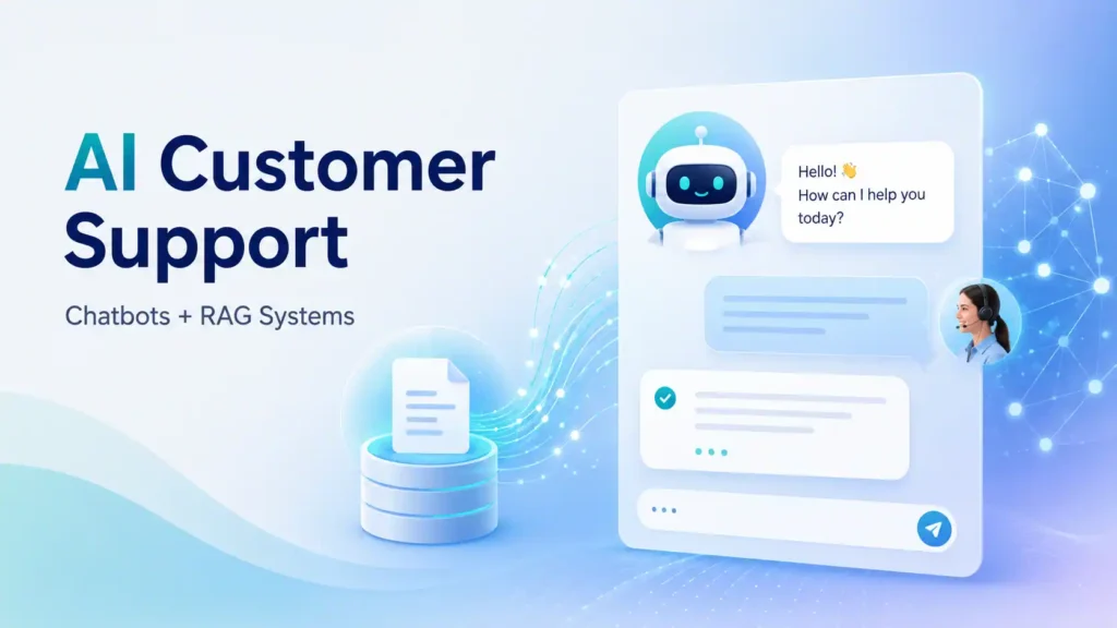 AI customer support interface and chatbot