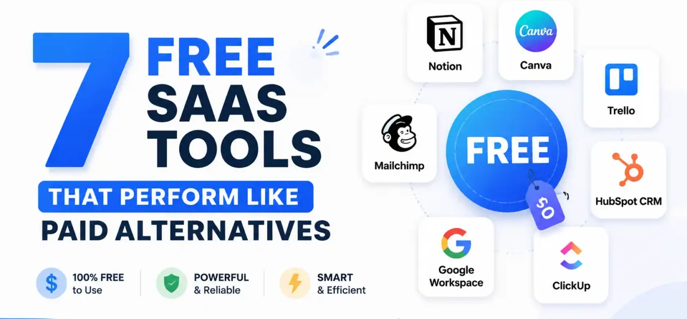 7 Free SaaS Tools That Perform Like Paid Alternatives