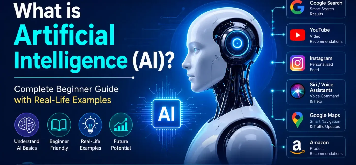 What is Artificial Intelligence (AI)? Complete Beginner Guide with Real-Life Examples