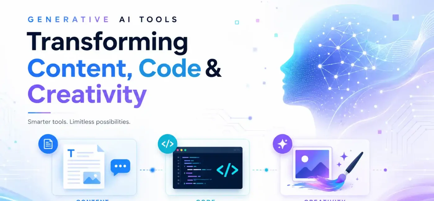 Generative AI Tools Transforming Content, Code & Creativity