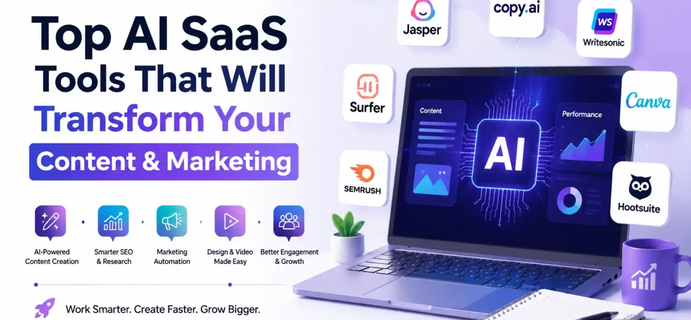 Top AI SaaS Tools That Will Transform Your Content & Marketing