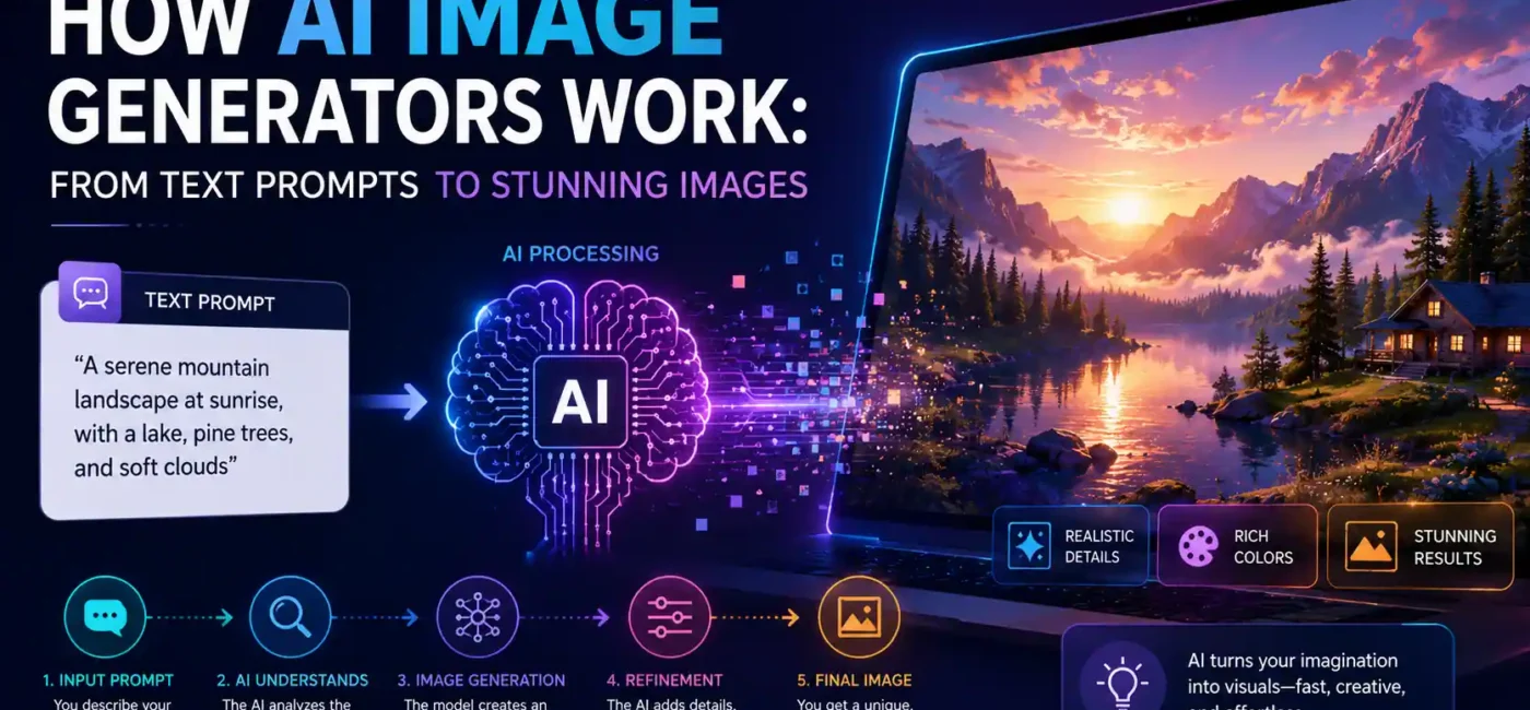 How AI Image Generators Work: From Text Prompts to Stunning Images
